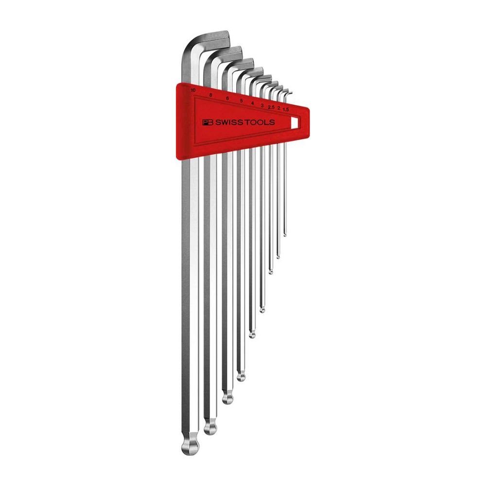 Pb Swiss Tools Winkelschraubendreher- Satz Im Kunststoffhalter 9-Teilig 1,5-10Mm 100Grad Kugelk