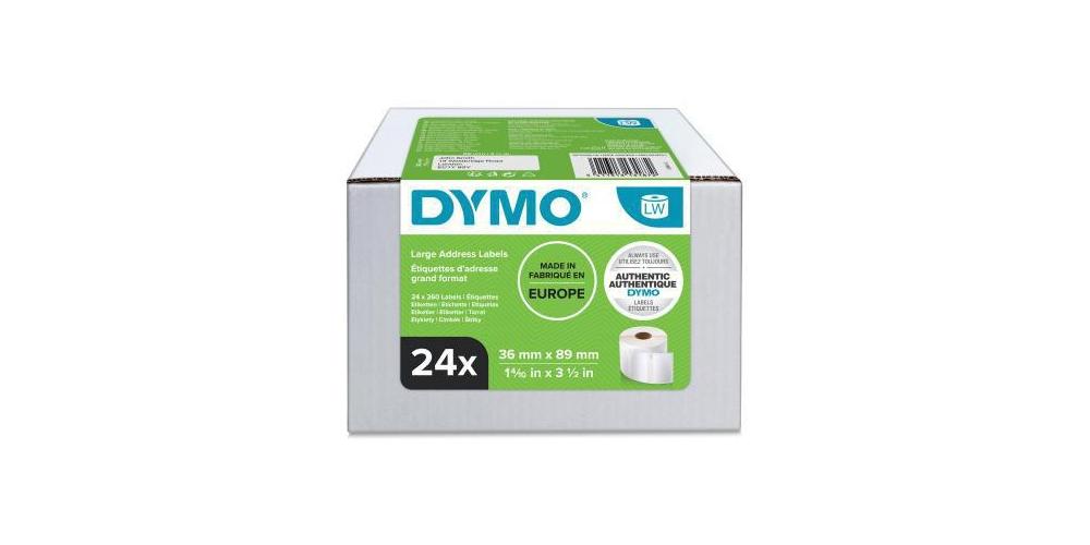 Dymo Weiss Etikettenrolle, S0722390 (89 Mm) - Image 3