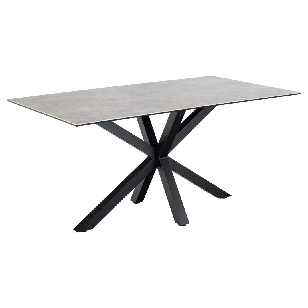 Schwarz/Grau Esstisch Actona Group "Heaven Mit Keramikplatte & Stabilem Stahlgestell, Mehrere Varianten", (, Grau), B:160cm H:75,5Cm T:90cm, Tische,... - Image 6
