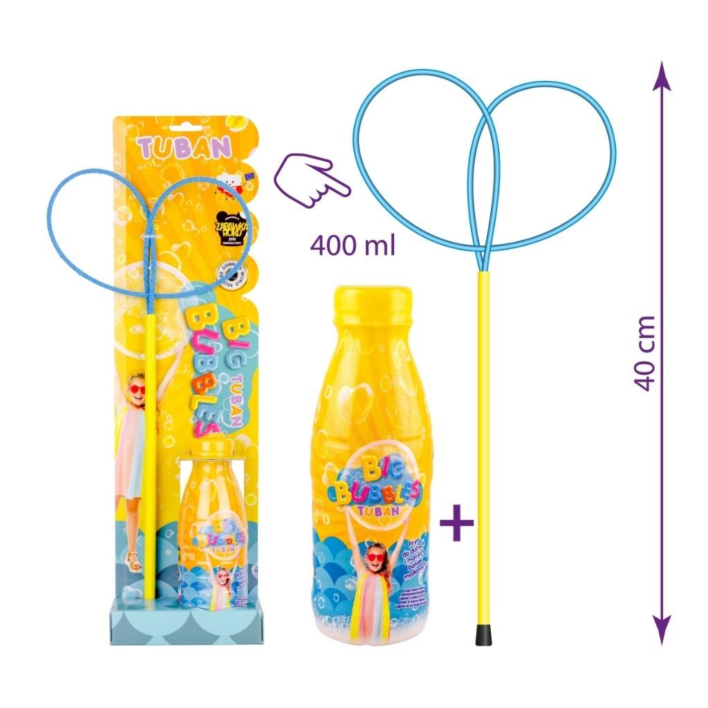 Tuban Unisex Kinder Gelb Outdoor-Spielzeug Set Für Seifenblasen Mit 2 Ringen - Image 2