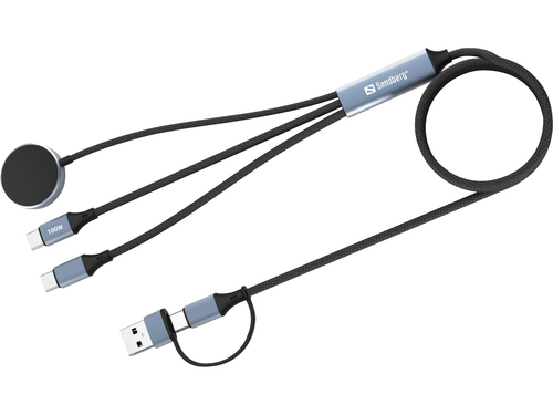 Oem Schwarz Sandberg 441-69 Usb-Kabel 1,2 M Usb A/Usb C