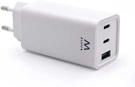 Ewent Weiß Schnellladegerät 65W Usb-C Und Usb-A