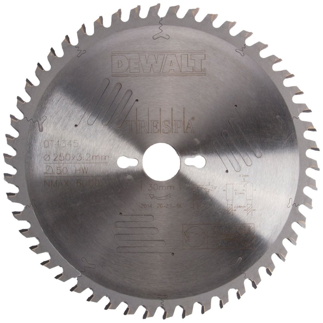 Dewalt Zubehör - Sägeblatt 250X30 Mm, 50 Zähne Dt4345