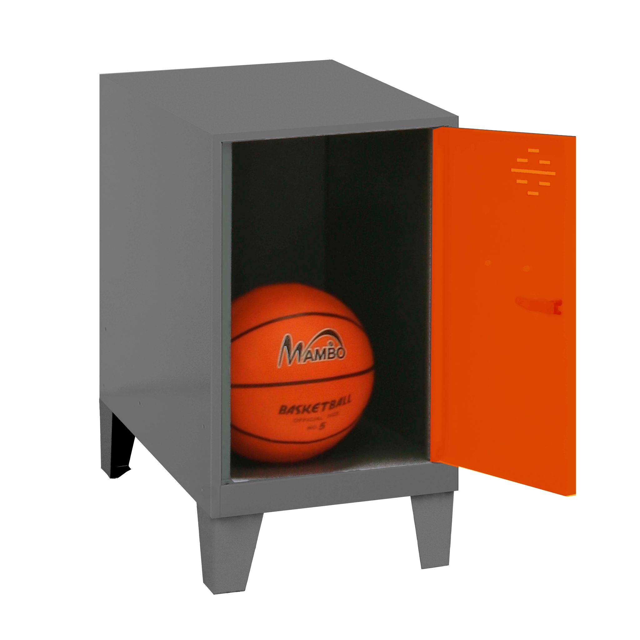 Simonrack Orange Mini Schrank Metall Aufbewahrung Außen