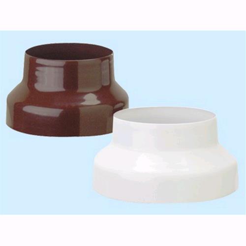 Riduzione Per Tubi Stufa In Acciaio Porcellanato Colore Bianco 14-12cm 1pz