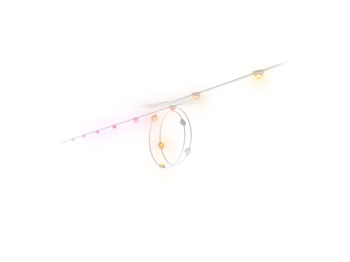 Philips Hue Weiß Festavia - Smart Led-Lichterkette, 25 W, Länge 18 M 929004284801 - Bild 4