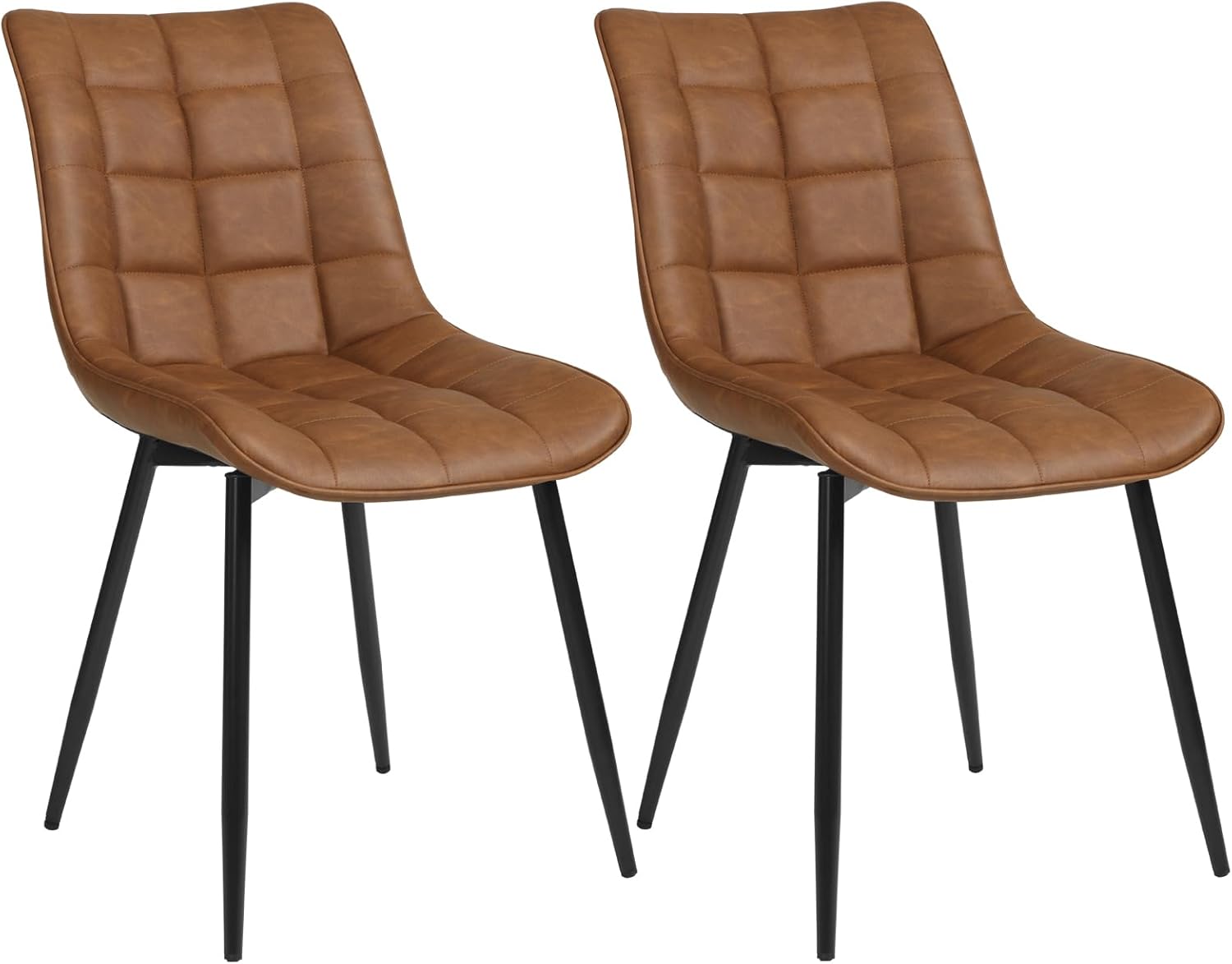 Lot De 2 Chaises De Salle À Manger Siège En Similicuir Woltu Chaises De