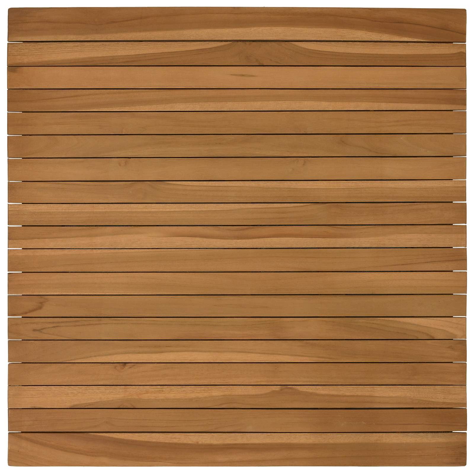 Vidaxl Braun Table Top 70 X 70 X 3.5 Cm Square Solid Teak Wood Natural