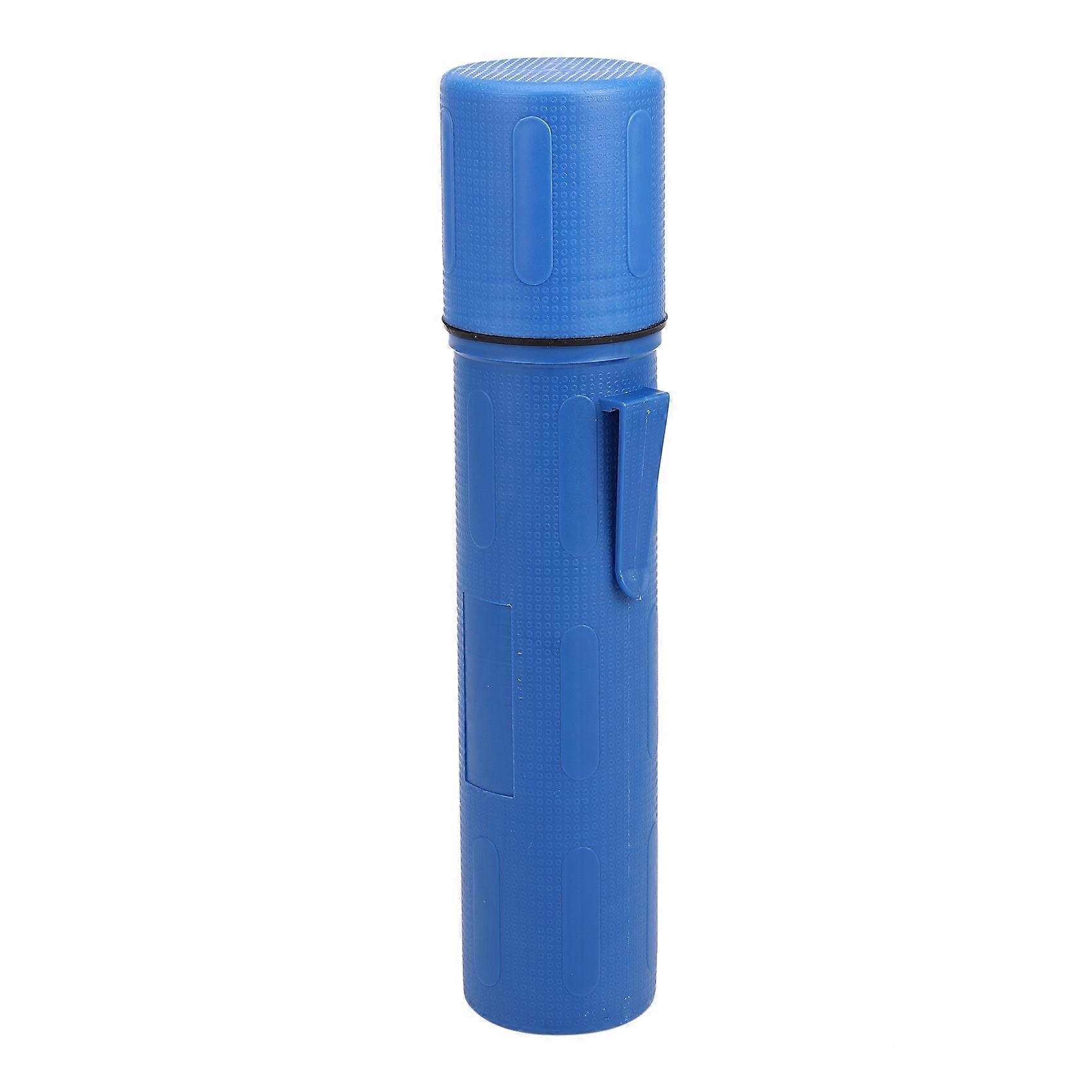 Tube de rangement pour électrodes de soudage, plastique robuste, bleu, 80 × 85 × 380 mm