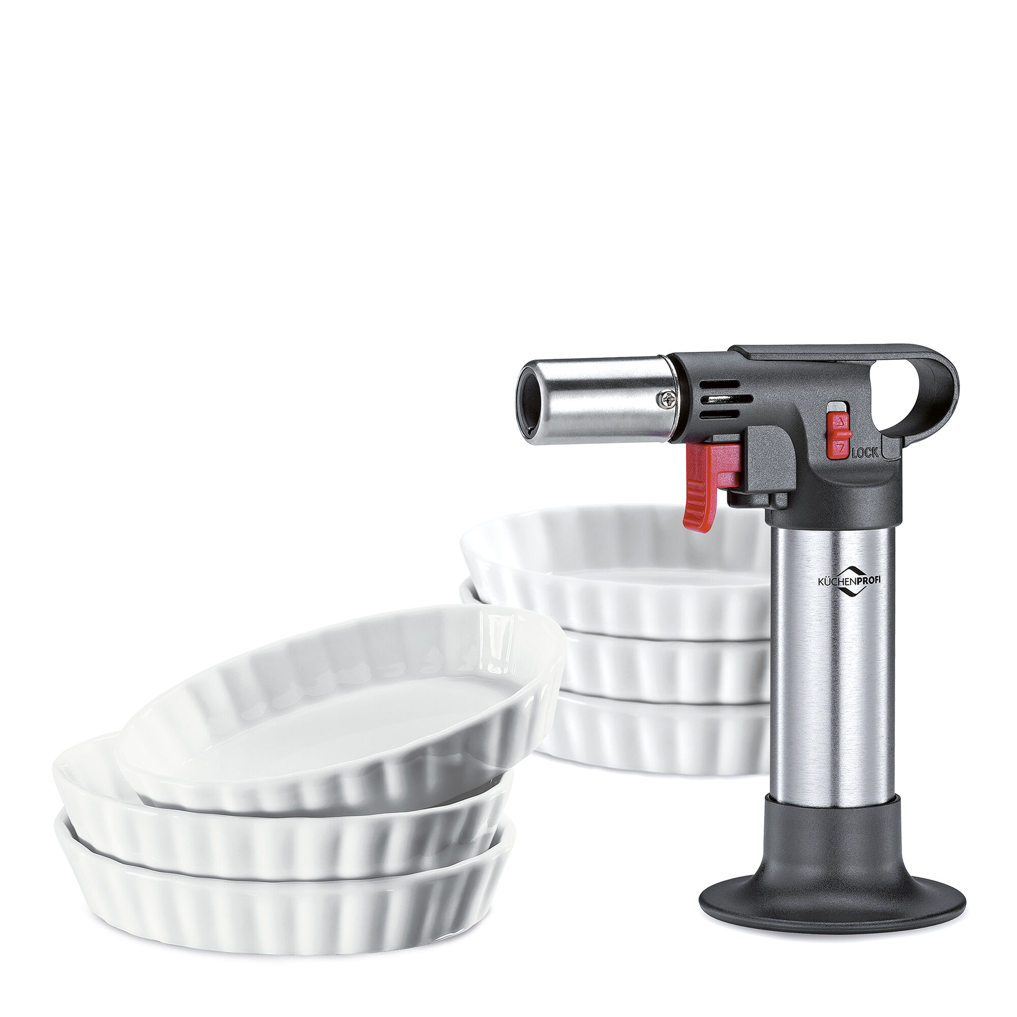 Küchenprofi Crème Brûlée-Set Deluxe, 7-Tlg. - Image 3