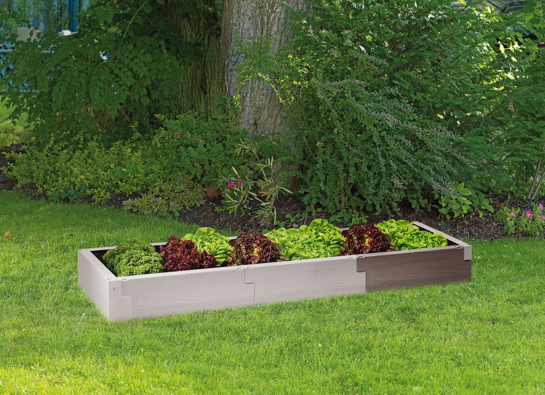 Juwel - Erweiterungs-Set F. Hochbeet Timber 2 Bausteine + Distanzrohren Holzdesign 9001567204772
