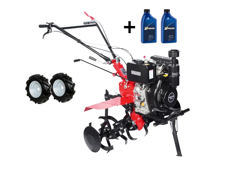 Dunsch - Motozappa Pesante Diesel Du43418-115d31s Con Motore 418cc 9hp DUNSCH