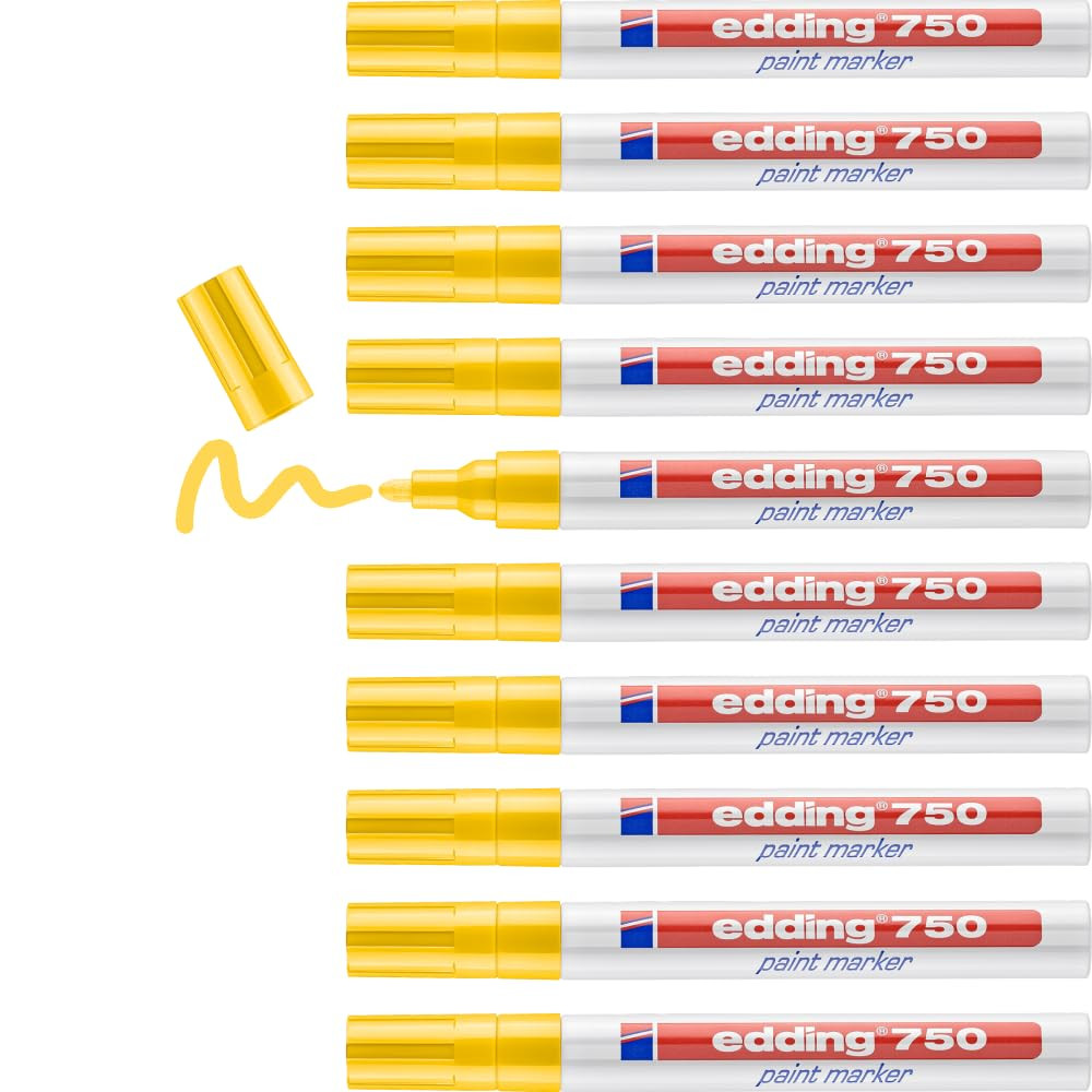 edding 750 Paint Marker Yellow 4-750005