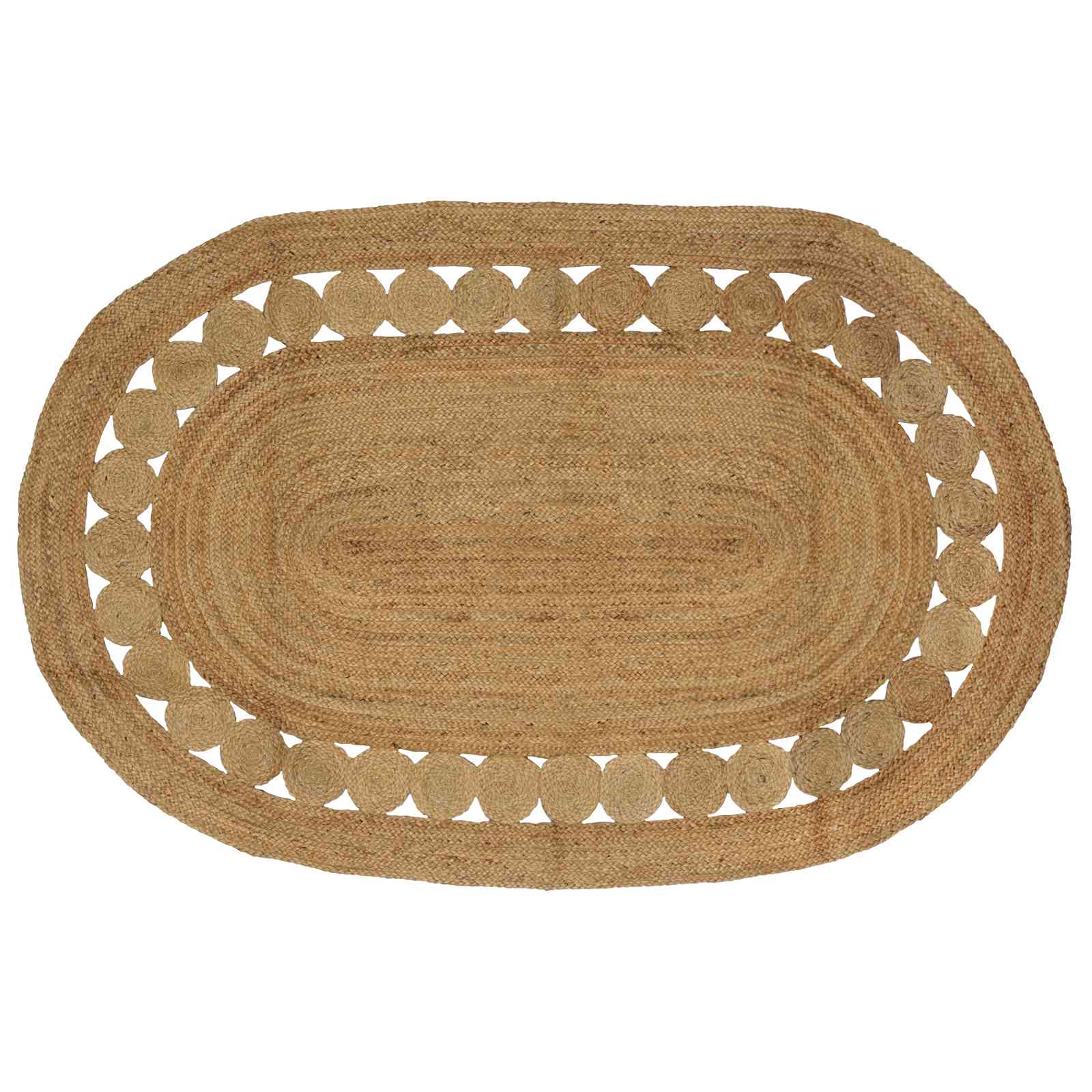 Tapis De Zone Naturel 152 X 245 Cm Jute Vidaxl