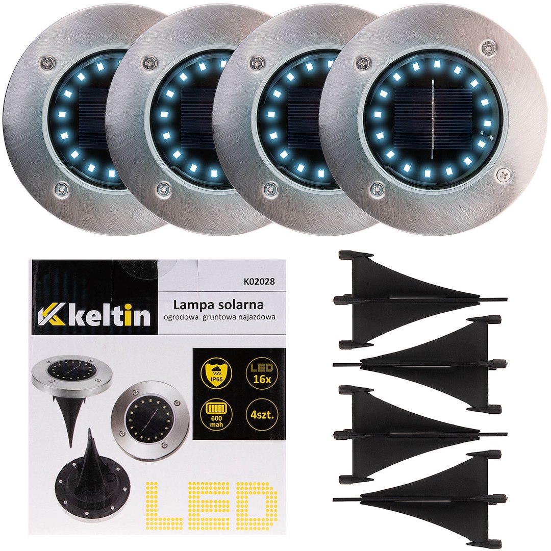 Import Solar-gartenleuchte Mit 16 Leds Für Die Einfahrt (4er-set) (1/6)