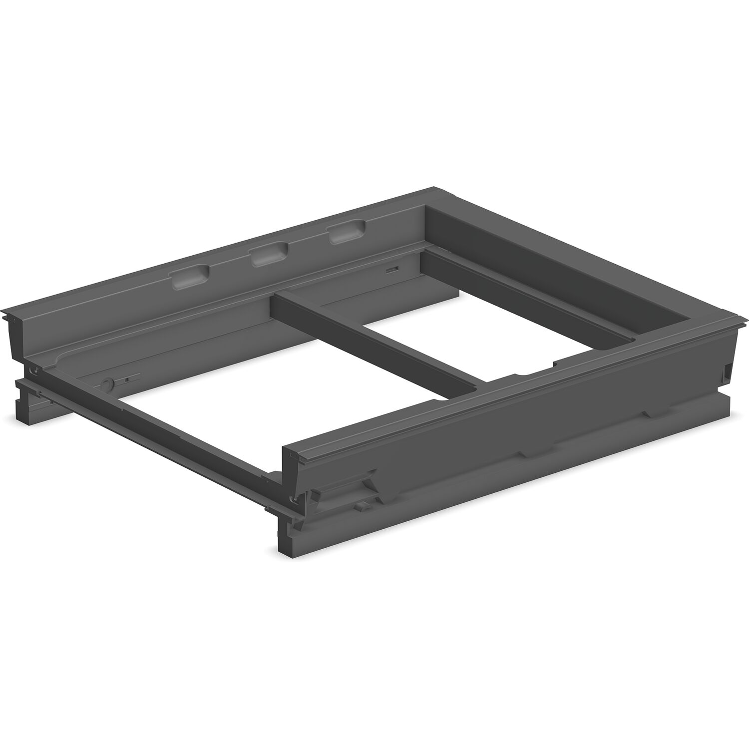 Ninka Grau Möbelausstattung, Hängerahmen Eins2fünf Servo-Drive Uno Kb 450 Mm Dunkel (1 Stk.) - Image 3