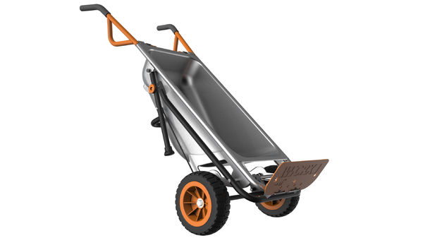 Worx Aerocart WG050 Metall-Schubkarre, silber - Image 3