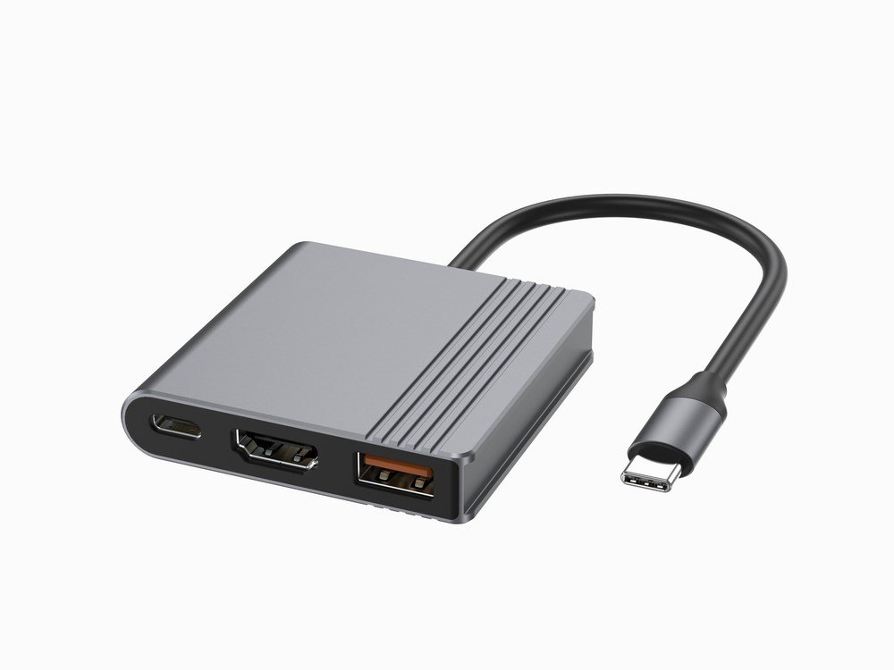 Gembird 3-Port USB-C USB-Hubs - USB 32 - 3 - Grau - Bild 3