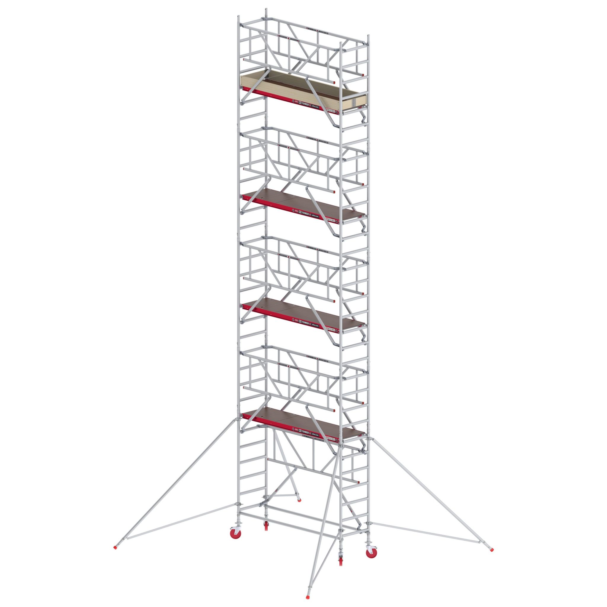 Altrex Fahrgerüst RS Tower 41-S Aluminium mit Safe-Quick und Holz-Plattform 10,20m AH 0,75x2,45m - Image 2