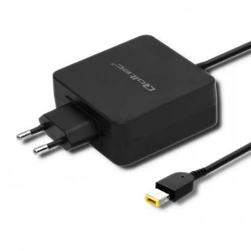 Qoltec Schwarz Lenovo Laptop-Netzteil 65W 20V 3,25A Slim-Stecker + Stift