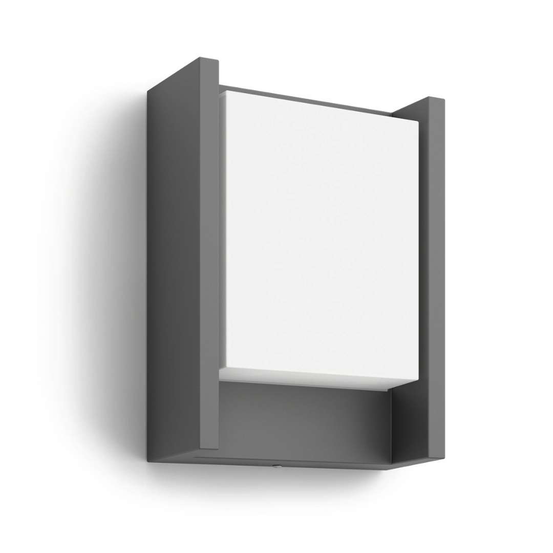 Philips Anthrazit Mygarden - Led-Wandleuchte Für Den Außenbereich 17X22 Cm, 2700 K, 6 W, 915005193801 - Bild 4