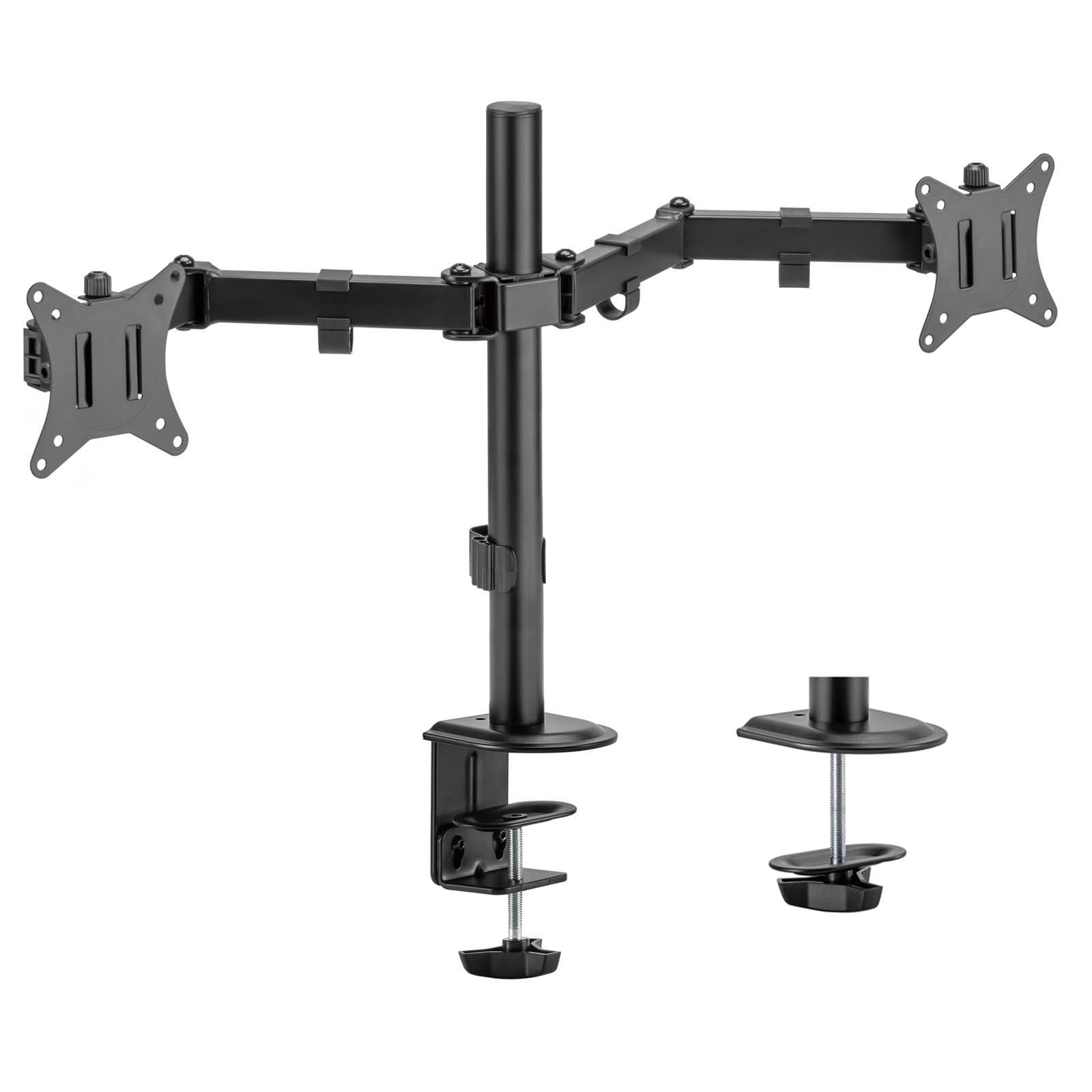 Toboli Postazione Doppio Monitor, Supporto Per 2 Schermi Max 32 , C...