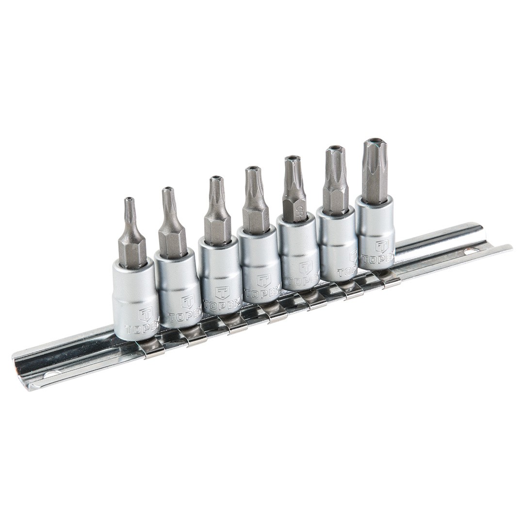 Topex Torx-Bits Für 35-Mm-Steckschlüssel, 7Er-Set
