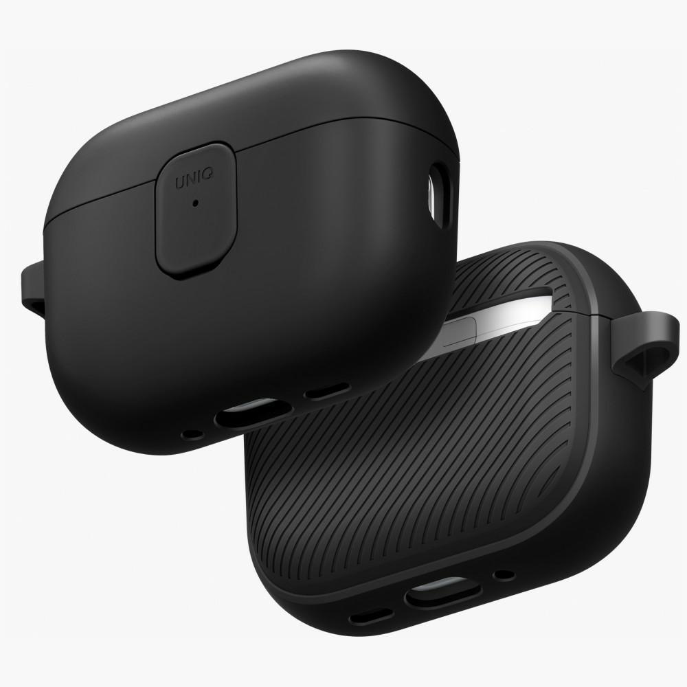 UNIQ Clyde Case for AirPods Pro 3 - Black and Gray - Image 2