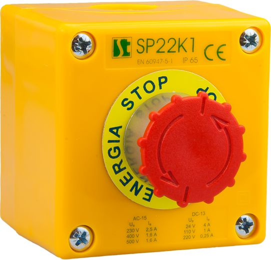 Spamel Steuergerät Safety Switch Box Ip65 Pilztaste Not-Aus