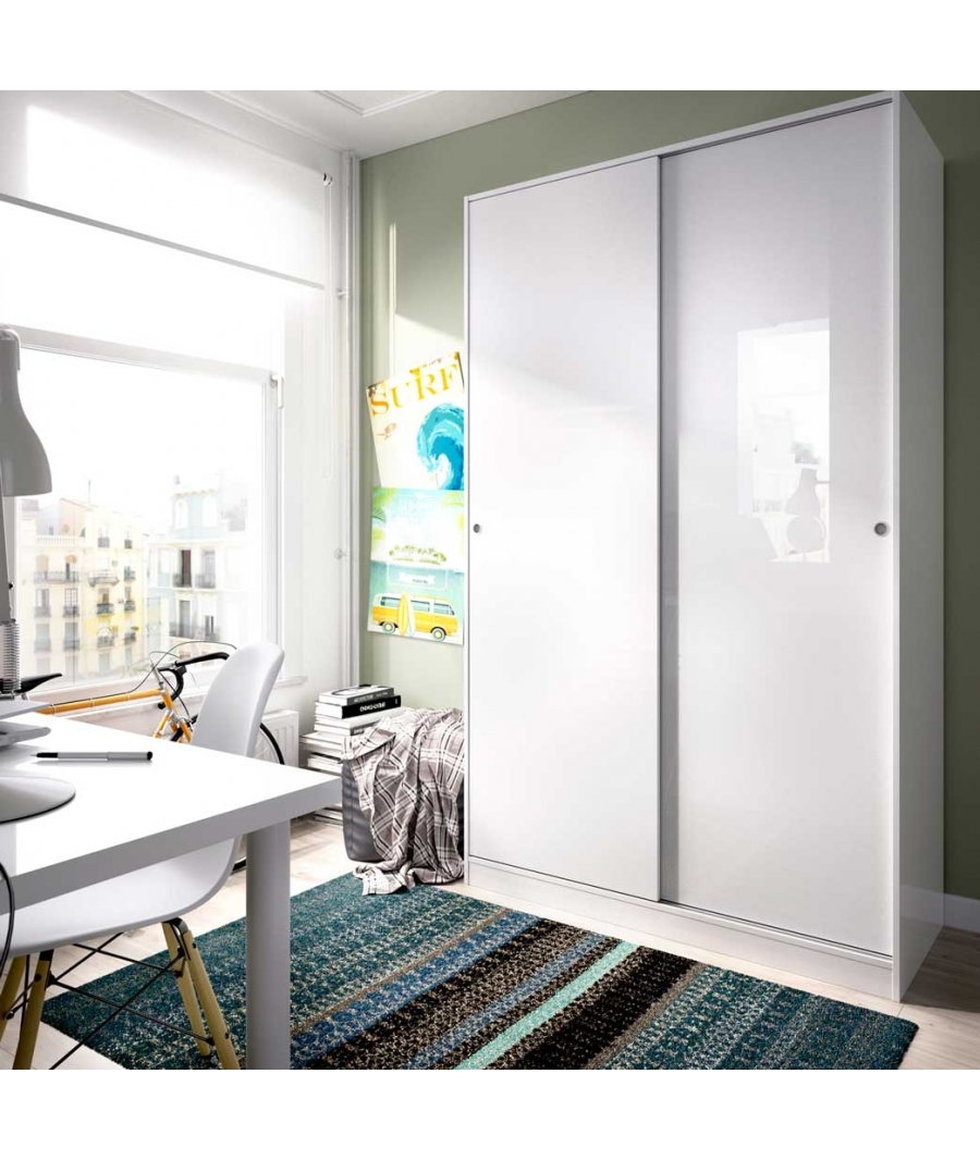 Fores - Armoire Avec Deux Portes Coulissantes Seven