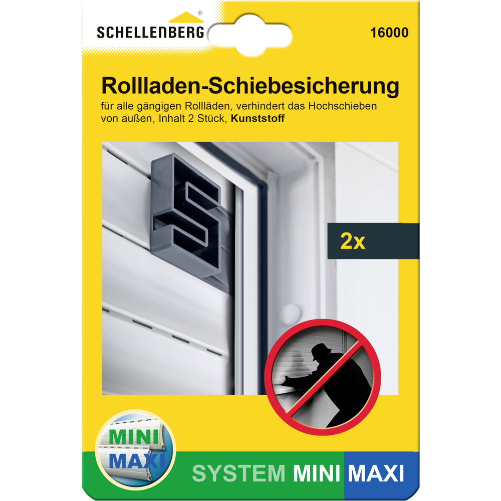16000 Hochschiebesicherung Passend Für (rollladensysteme) Mini, Schellenbe - Schellenberg