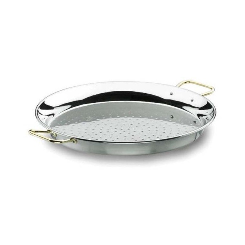 Padella Classica Valenciana In Acciaio Inox [34 Cm - 6 Porzioni] Lacor