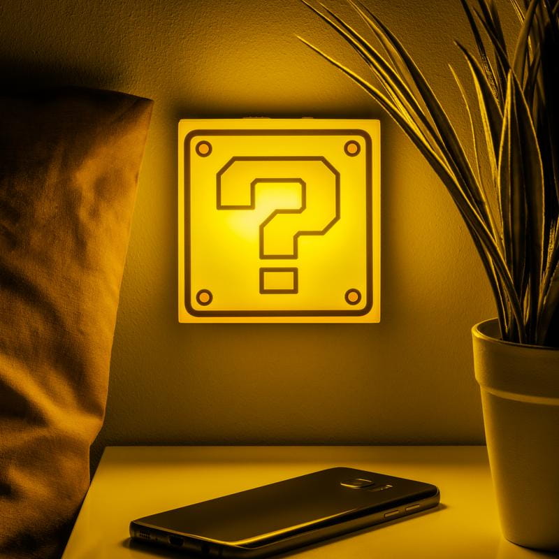Paladone Products Gelb Nachtlicht, Super Mario - Bloc Question - Lampe De Nuit - Image 3