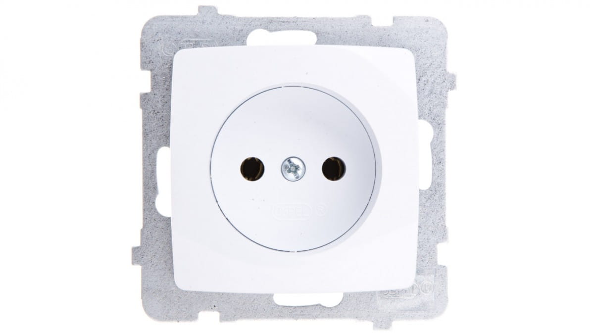 Ospel Weiss Steckdose, Gp-1S/M/00 - Bild 3