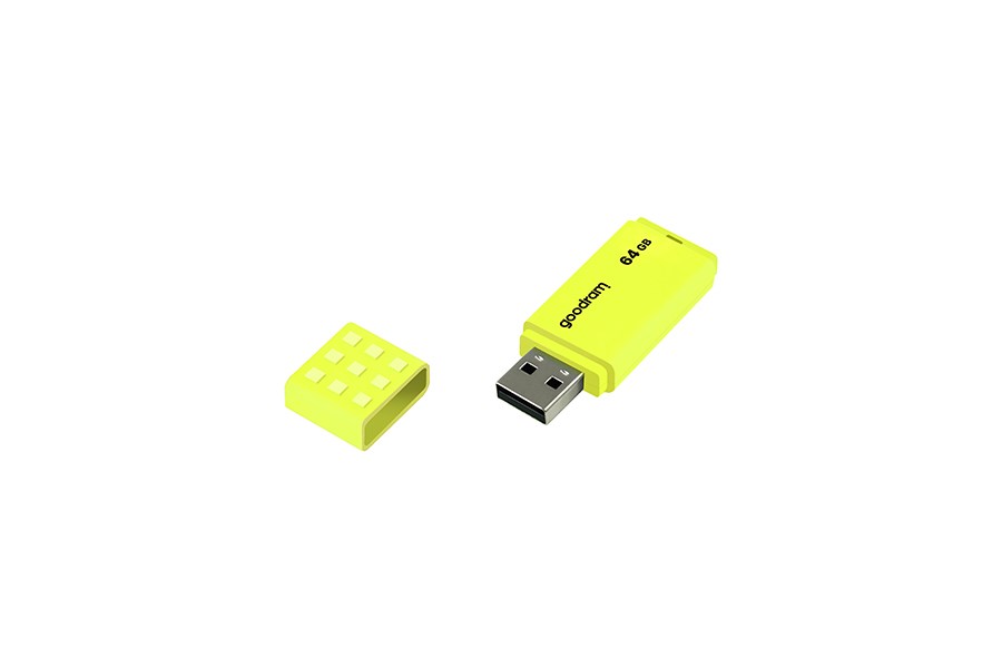 Goodram Gelb Usb-Stick Ume2 64Gb Usb 2.0 Kappe Antirutsch - Bild 6