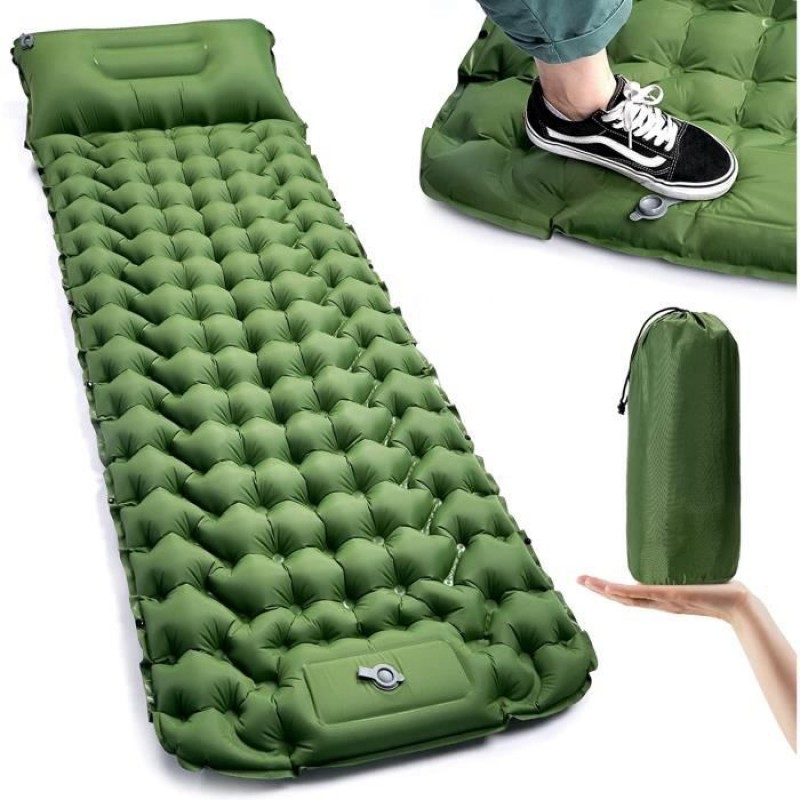 Matelas Gonflable Autogonflant 200 X 70 X 10 Cm – Poids 0,83 Kg