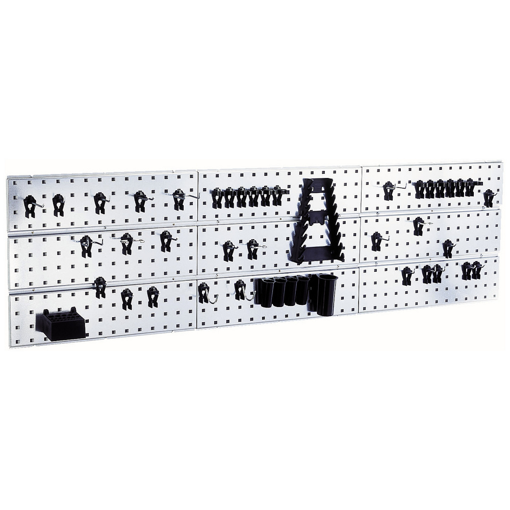 Raaco 109659 Werkzeughaken Lochpaneel X 3 + 44 Clips (B X H X T) 1560 X 440 X 11 Mm 1 St. 5733439109659