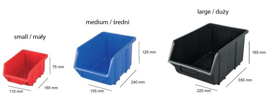 Drakkar Equipement Rot Aufbewahrungsbox – Ecobox Groß