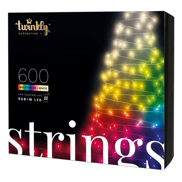 Luce Led Di Natale Twinkly String 600 Rgb Ip44 Multicolore [tws600spp-beu]