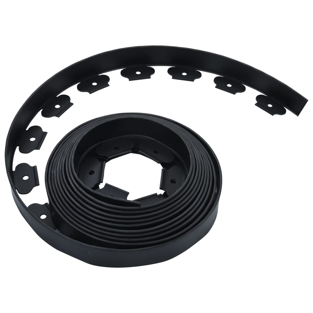 Flexible Lawn Edging With 30 Pegs 10 M 5 Cm Vidaxl