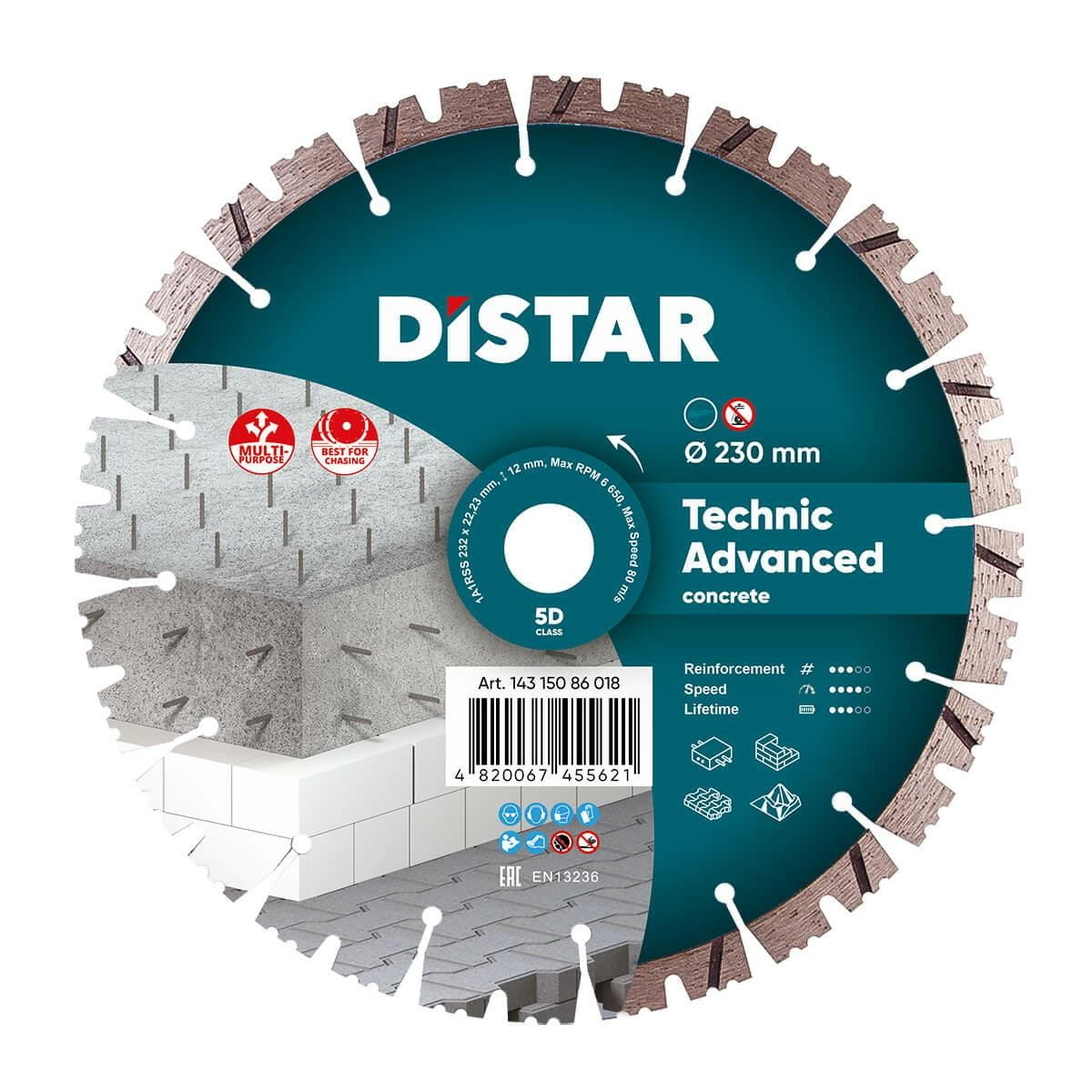 Coco Distar Diamanttrennscheibe Technic Advanced 232 X 2,6/1,8 X 12 X 22,23