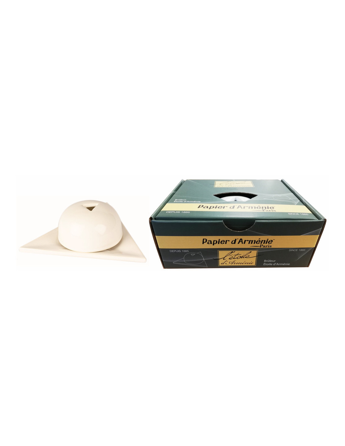 Oem Weiß Papier Darménie Duftbrenner Stern Keramik 14,5 Cm