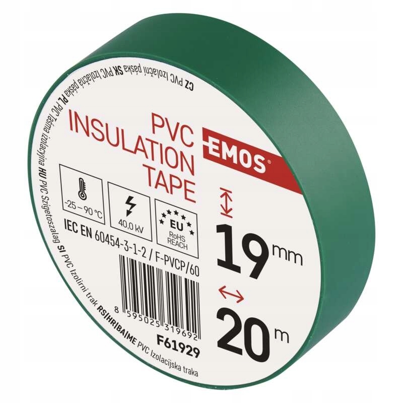 Oem Grün Pvc-Isolierband 19 Mm X 20 M