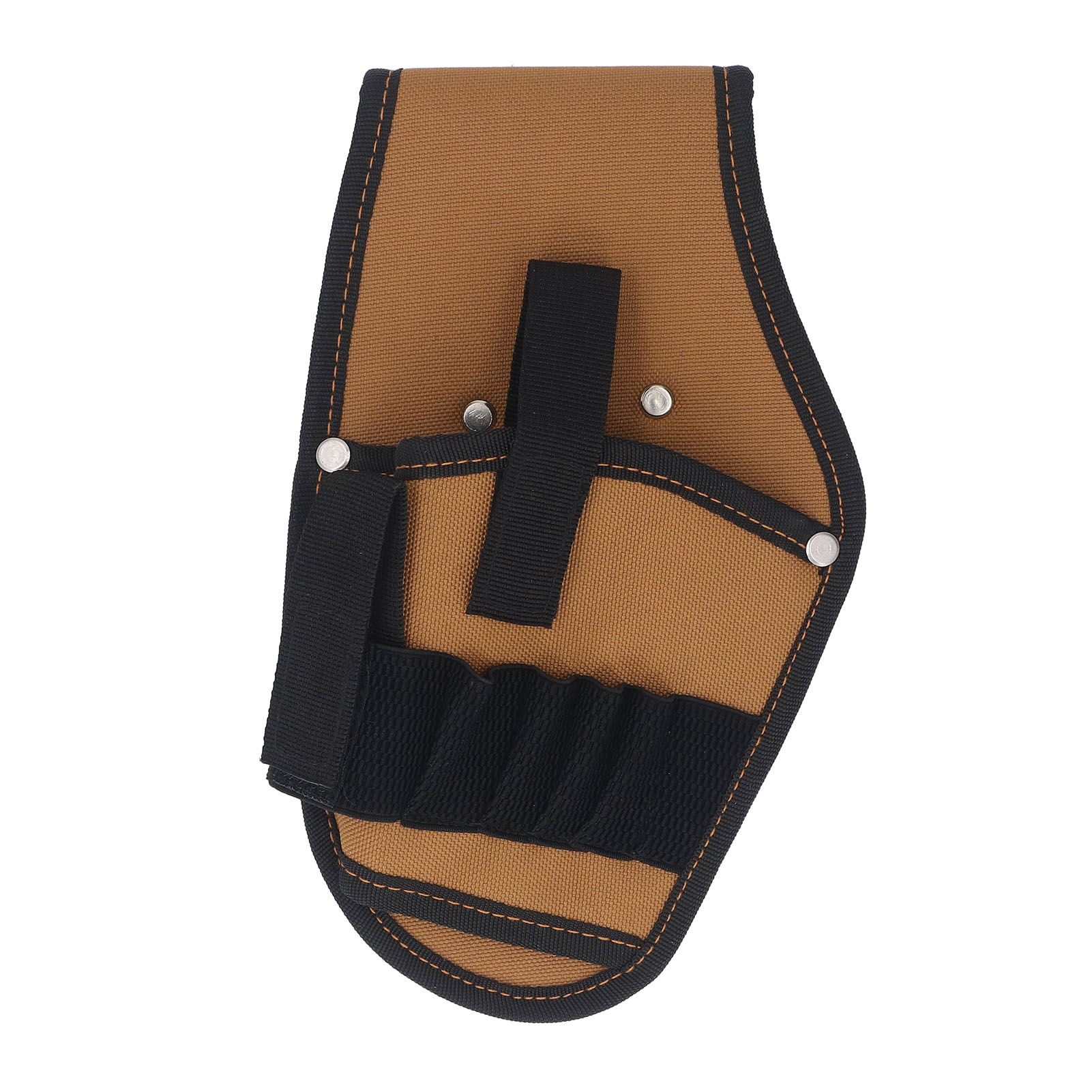 Étui porte-perceuse en tissu Oxford, fixation ceinture jusqu'à 8 cm, marron