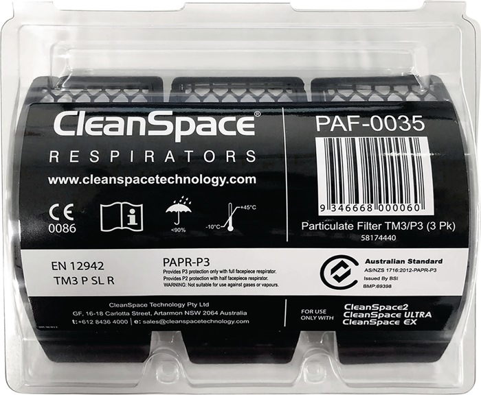 Cleanspace Filter für PAPR Power Units Staub, Nebel - Image 3