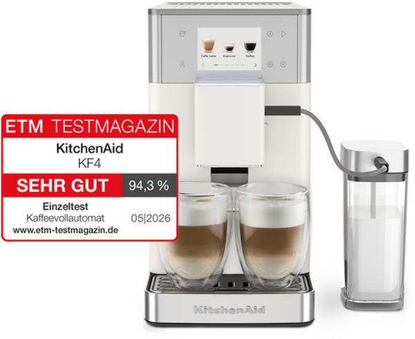 Kitchenaid Porzellan Kaffeevollautomat "5Kes8454epl" Zertifiziert Von Quiet Mark. Sehr Leise Bei Der Zubereitung von Baur - Bild 4