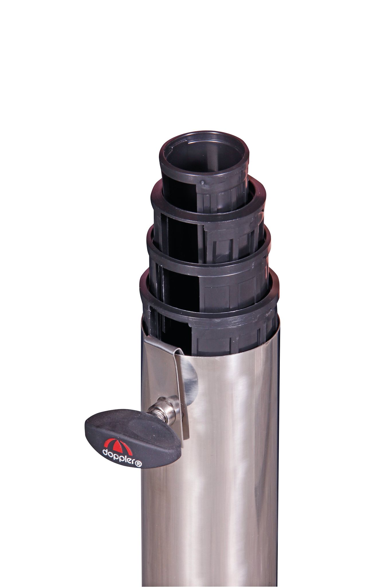 Doppler Reduzierringe 5 Größen Für Schirmstock Adapter 52 / 48 / 38 / 32 / 25 Mm Schwarz 9003034633092