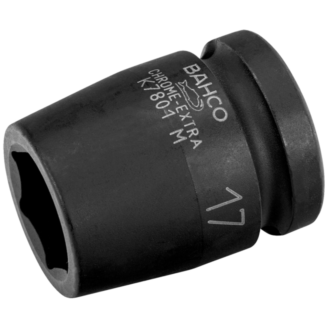 Bahco Versilbert 1/2 Kraft-Steckschlüssel-Einsatz, Sechskant, 36 Mm, Phosphatiert