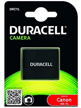 Duracell Li-Ion Akku 600 mAh für Canon NB-11L (Kamera Akku), Kamera Stromversorgung, Schwarz, Grau - Bild 3