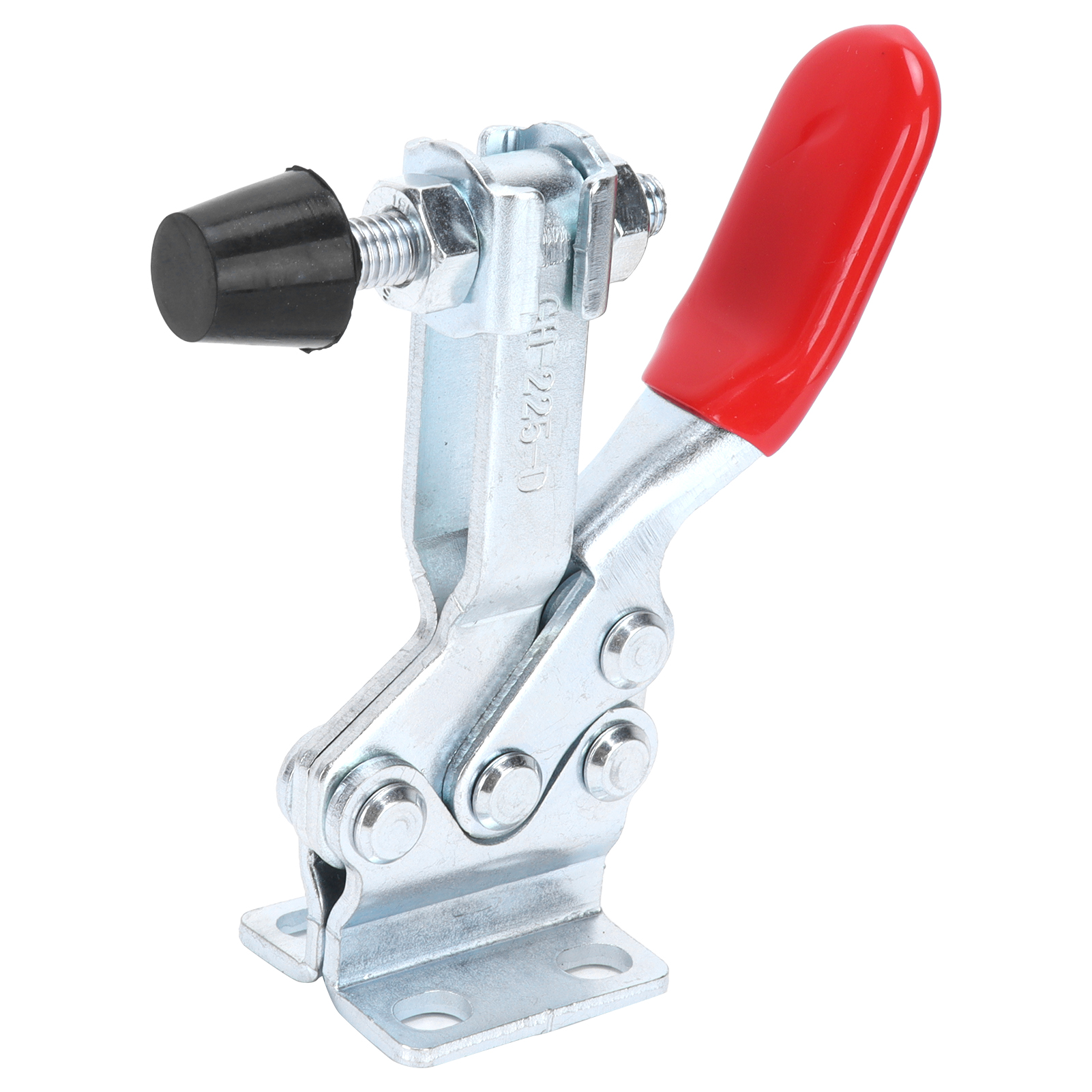 Pince à genouillère horizontale pour soudage, serrage rapide 230 kg, mâchoires en fer, poignée plastique ergonomique, 1 kit de vis